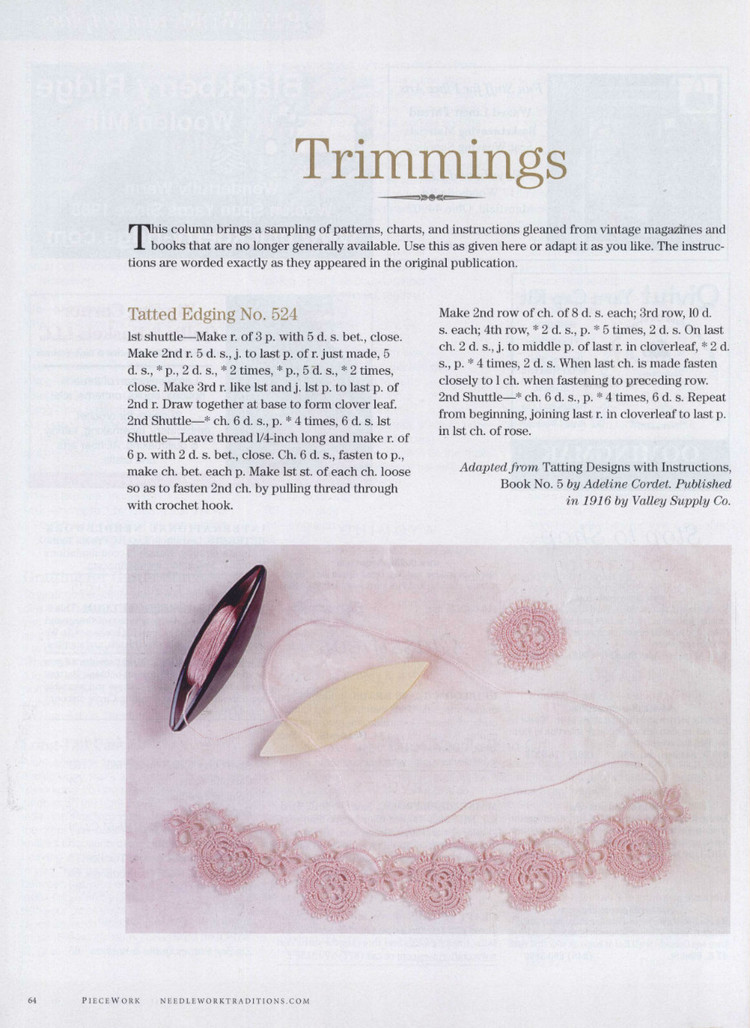 PieceWork  May/June 2015 - 輕描淡寫 - 輕描淡寫