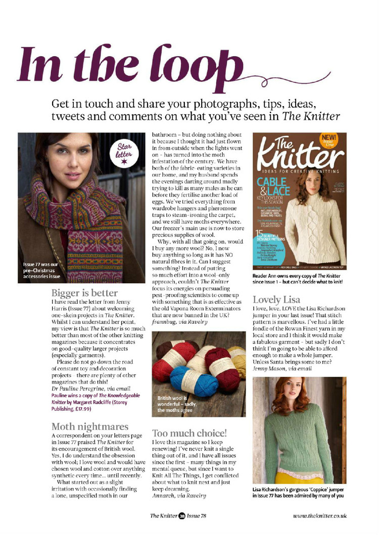 The Knitter №78 2014 - 輕描淡寫 - 輕描淡寫