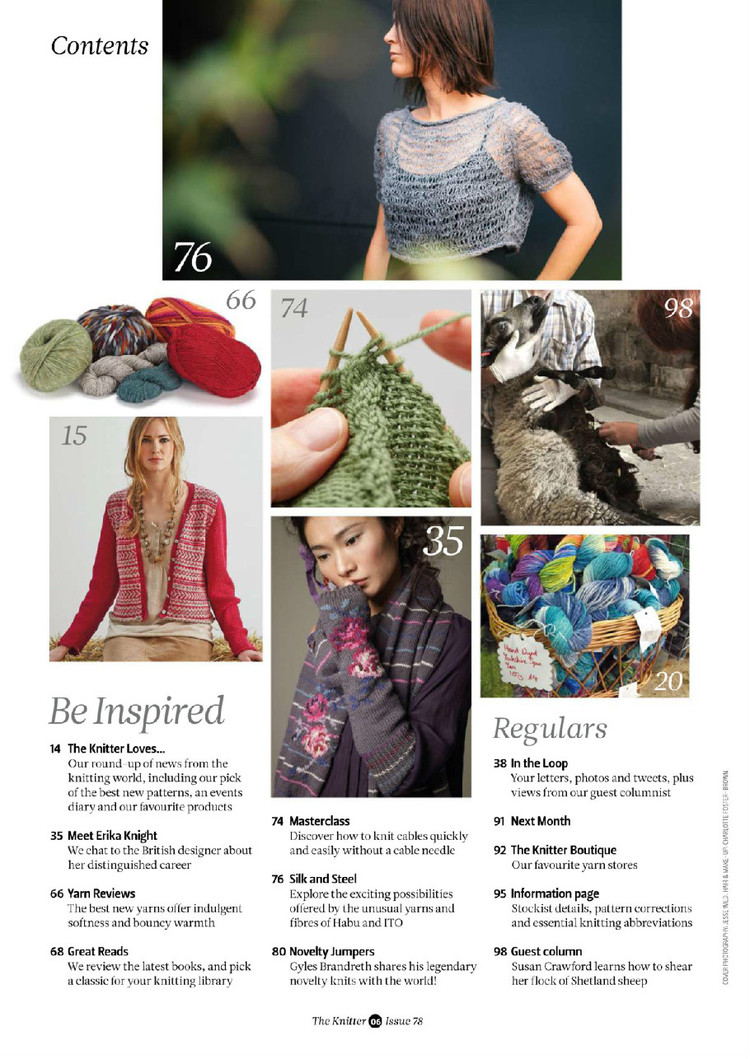 The Knitter №78 2014 - 輕描淡寫 - 輕描淡寫