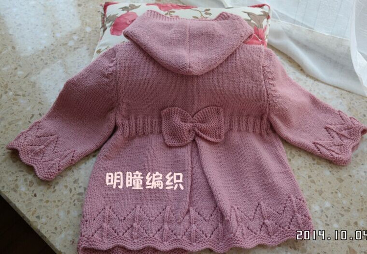 韓版帶帽秋冬大衣（全程視頻） - 明月的棒針?biāo)囆g(shù) - 明月的棒針?biāo)囆g(shù)