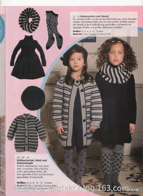 Burda Bambino Stricken  Winter 2011 - 輕描淡寫 - 輕描淡寫