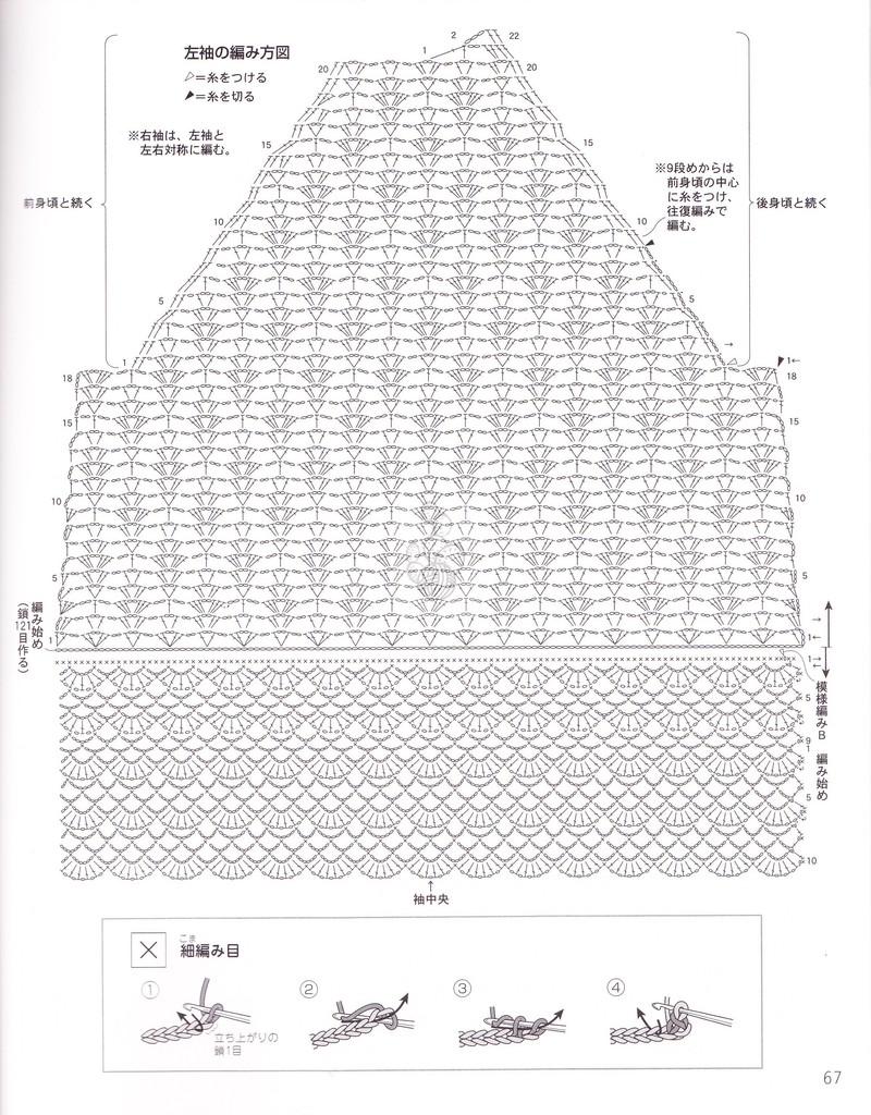 【A-Lin林】初夏--A字插肩中袖蕾絲罩衫201606 - A-Lin林 - A-Lin的手工博客