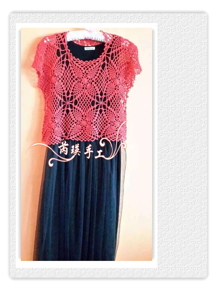 紅蘿——吊帶罩衫  2015.13 - 芮瑛手工 - 芮瑛手工的博客
