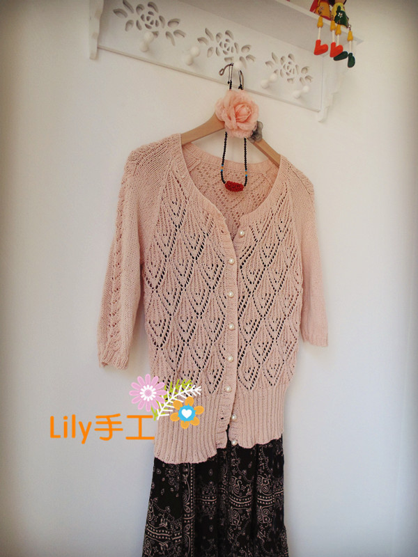 【Lily手工】--雀羽--百搭時尚小開衫--疙瘩群作業(yè)之二 - Lily - Lily的手工編織天地