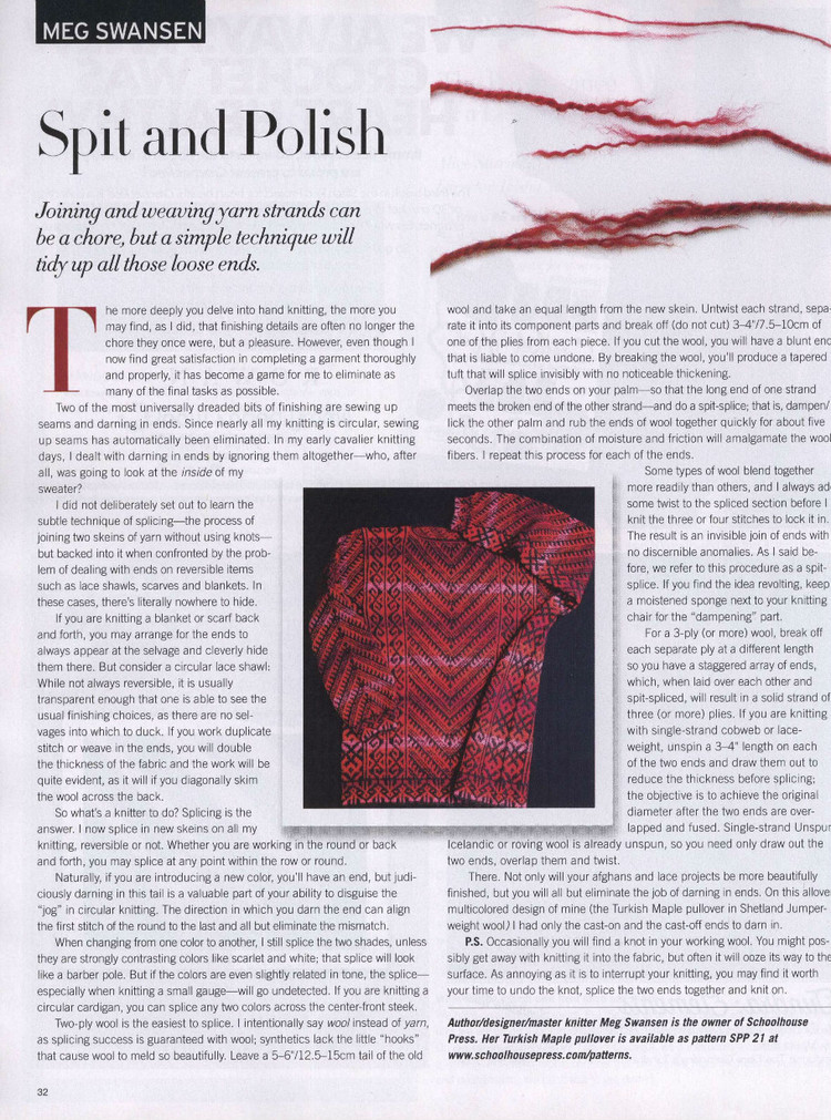 Vogue Knitting 2013/2014 冬季 - 輕描淡寫(xiě) - 輕描淡寫(xiě)