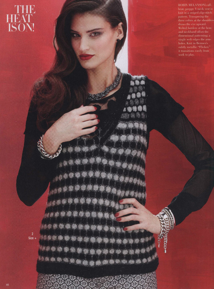 Vogue Knitting 2013/2014 冬季 - 輕描淡寫(xiě) - 輕描淡寫(xiě)