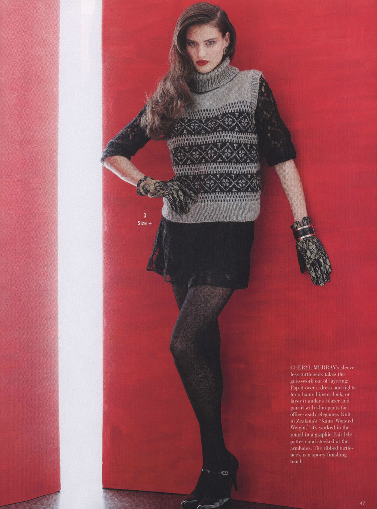 Vogue Knitting 2013/2014 冬季 - 輕描淡寫(xiě) - 輕描淡寫(xiě)