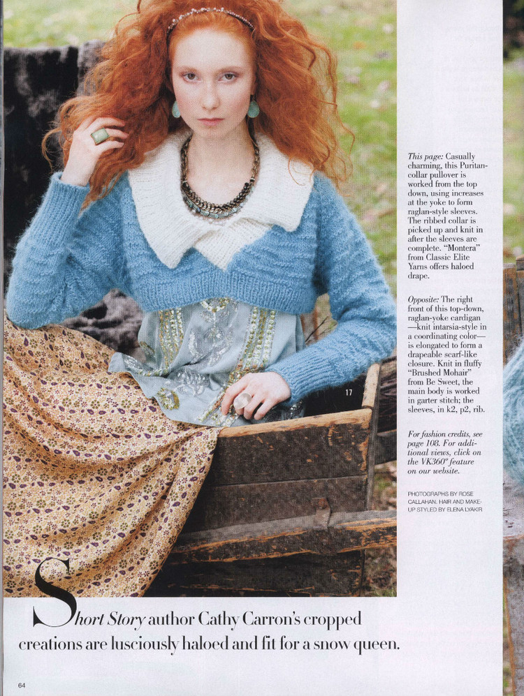 Vogue Knitting 2013/2014 冬季 - 輕描淡寫(xiě) - 輕描淡寫(xiě)