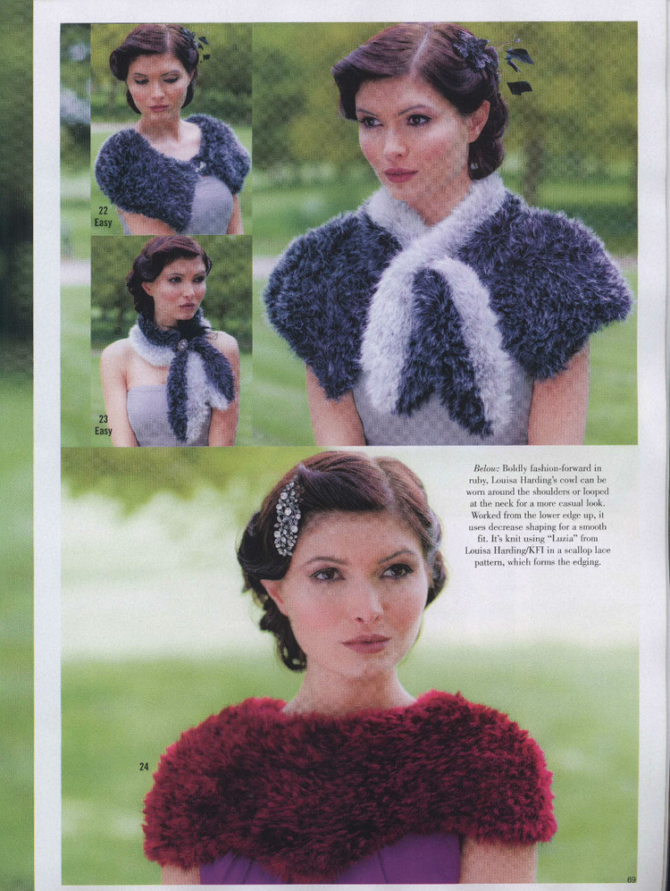 Vogue Knitting 2013/2014 冬季 - 輕描淡寫(xiě) - 輕描淡寫(xiě)