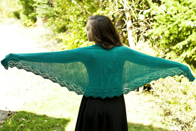 Diamonds Are Forever Shawl by Laurie Beardsley - Daliute -