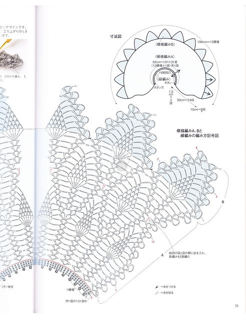 *魚化石*由歐時力菠蘿圍脖想到的完美不用斷線的菠蘿角鉤法 - 魚化石 - 死了都要愛