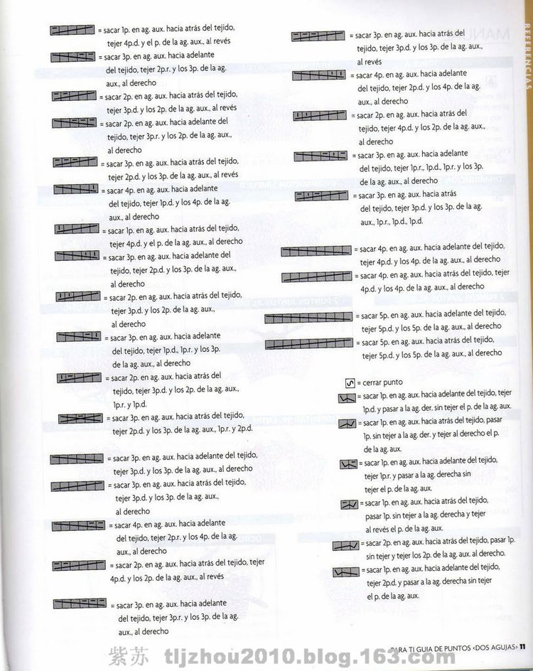 Para Ti Guia de puntos №6 Dos agujas》 - 紫蘇 - 紫蘇的博客