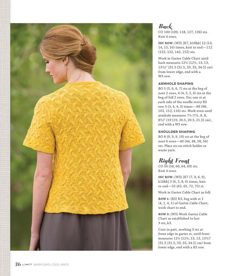 Warm Days, Cool Knits Lighter Designs for Every Season - 輕描淡寫 - 輕描淡寫