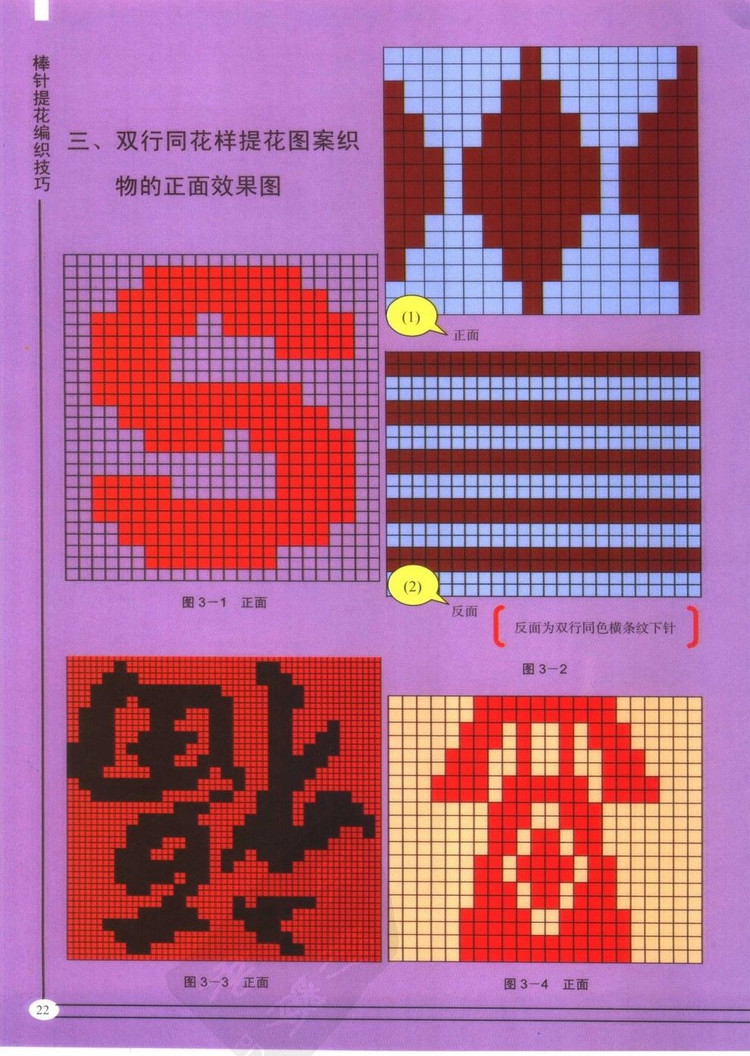 棒針提花編織技巧 - 壹一 - 壹一的博客