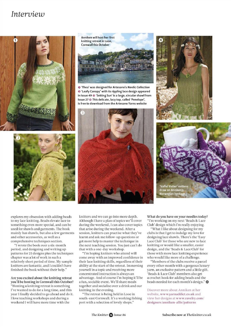 The Knitter  Issue 86 2015 - 輕描淡寫 - 輕描淡寫