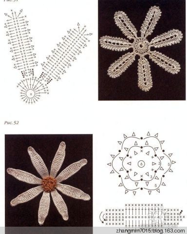 單元花圖解 - 花語(yǔ)傳情 - 花語(yǔ)☆傳情鉤織博客