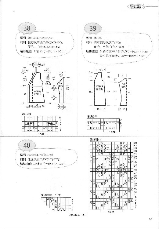 棒針編織688---女裝1 - 紫藤花瓣 - 月下紫藤