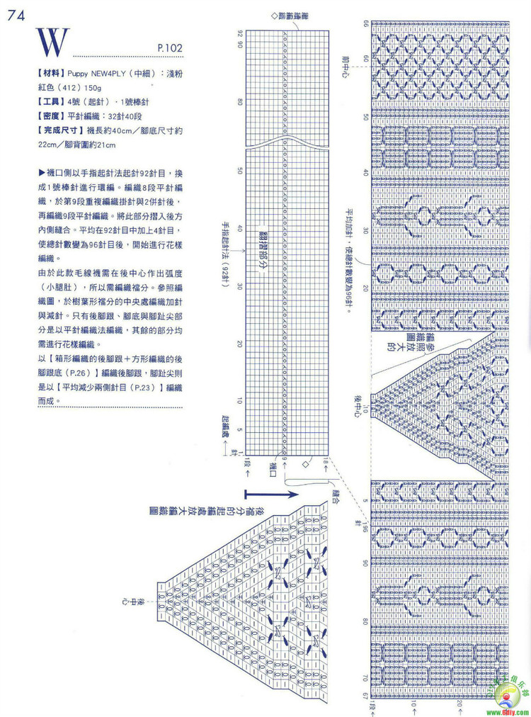 毛線襪編織基本功 - cissy-xi - cissy-xi的博客