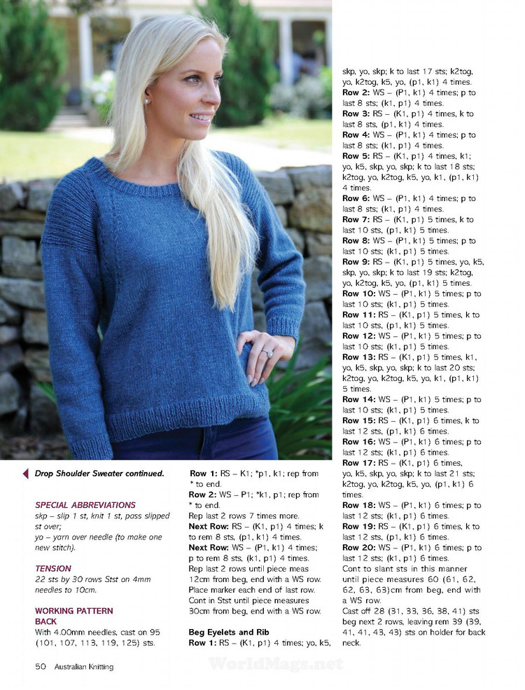 Australian Knitting Volume 8 №1 2016 - 輕描淡寫 - 輕描淡寫