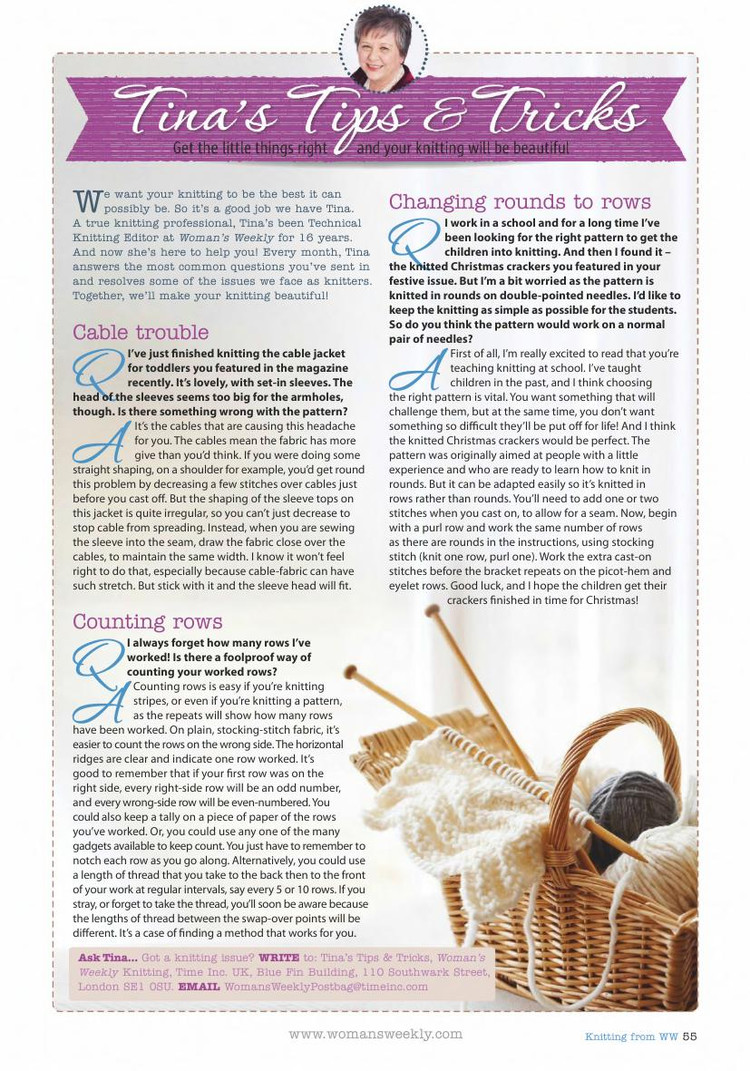 Womans Weekly Knitting  Crochet  December 2015 - 輕描淡寫 - 輕描淡寫