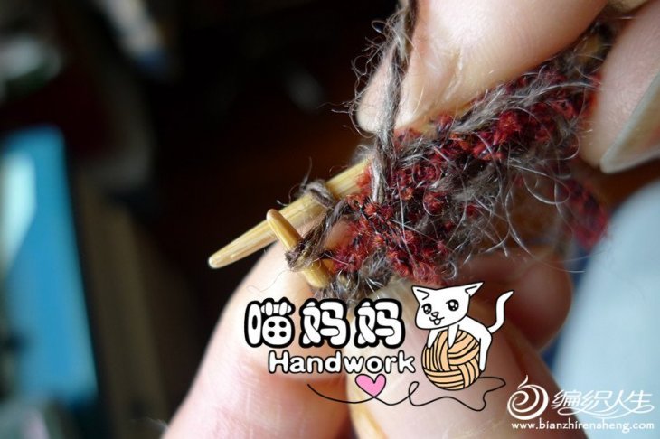 一種方便的雙色提花織法--雙手帶線 一種方便的雙色提花織法--雙手帶線