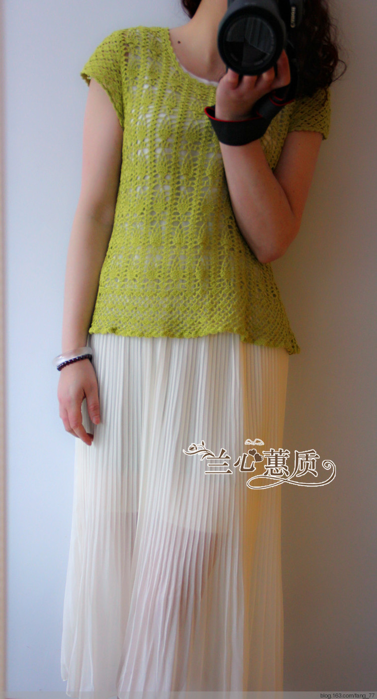 夏之綠**綠蘿~~經(jīng)典菠蘿花短袖(蘭心蕙質(zhì)) - 蘭心蕙質(zhì) - 蘭心蕙質(zhì)藍云海
