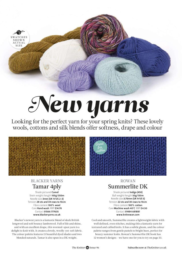 The Knitter №96 2016 - 輕描淡寫 - 輕描淡寫