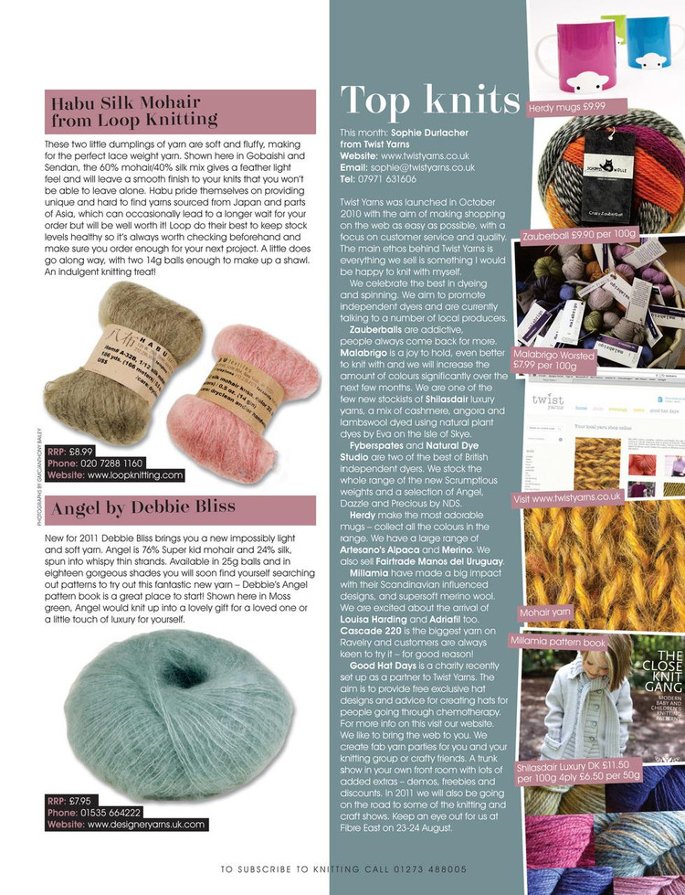 Knitting  Issue 86 2011 - 輕描淡寫 - 輕描淡寫