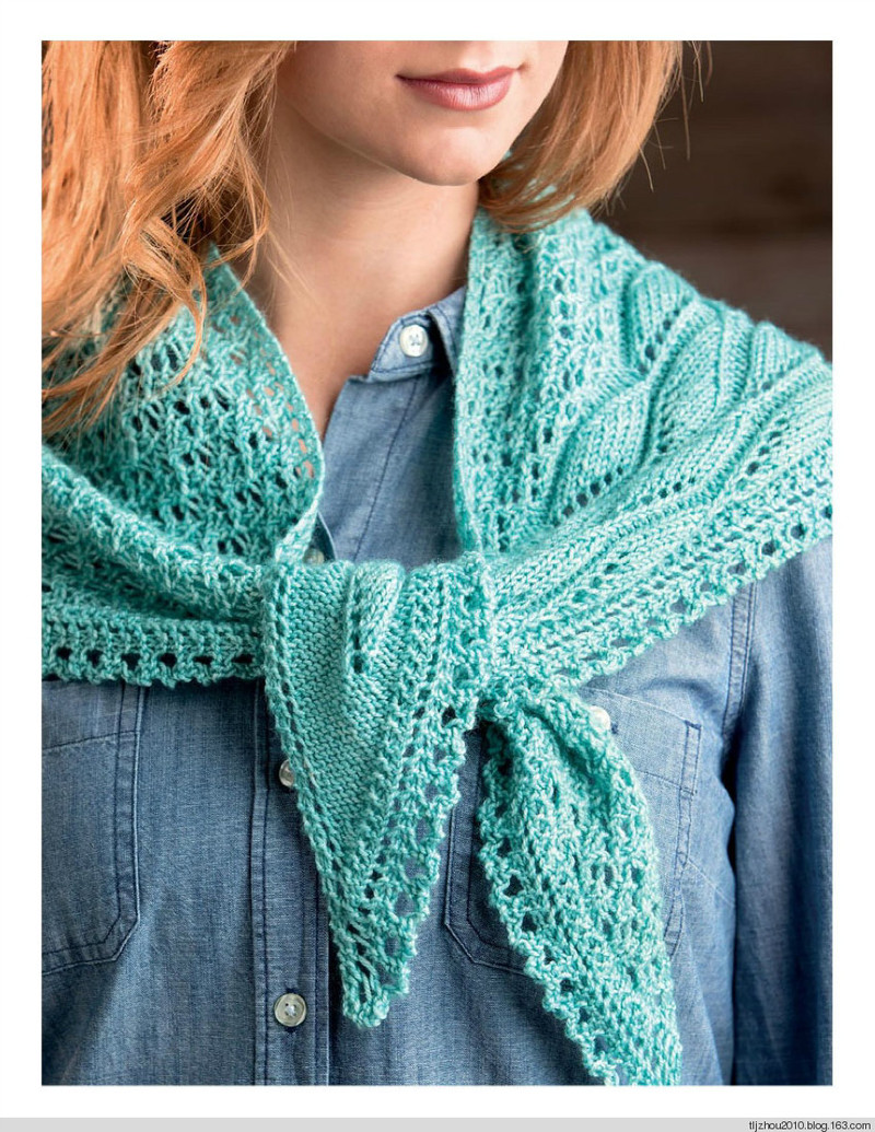 3 Skeins or Less - Fresh Knitted Accessories 節(jié)選披肩 - 紫蘇 - 紫蘇的博客