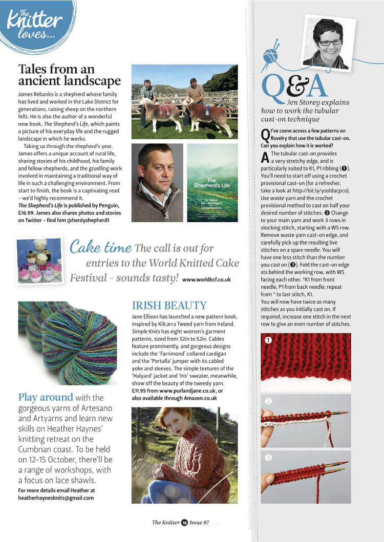 The Knitter  Issue 87 2015 - 輕描淡寫(xiě) - 輕描淡寫(xiě)