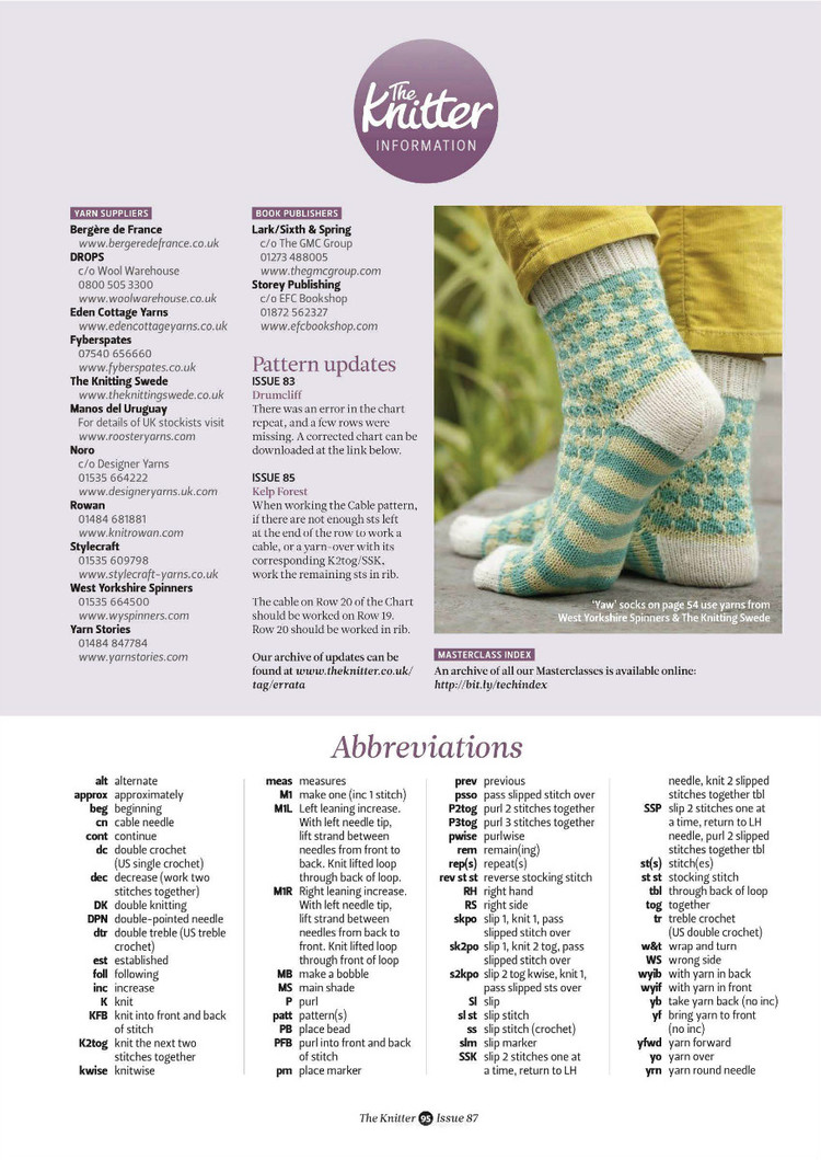 The Knitter  Issue 87 2015 - 輕描淡寫(xiě) - 輕描淡寫(xiě)