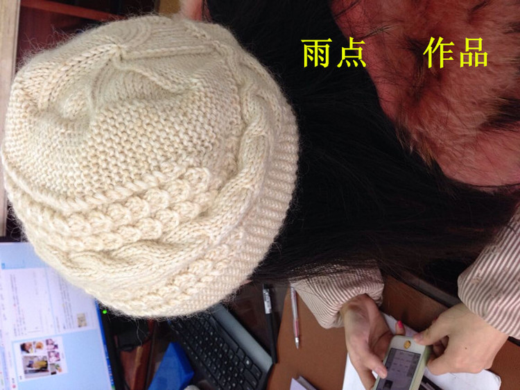 羅蘭麻花女士帽子（全程視頻） - 明月的棒針藝術 - 明月的棒針藝術