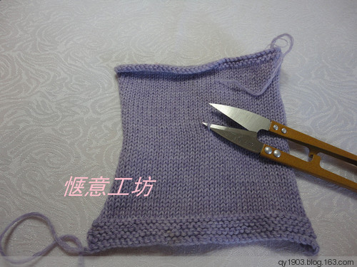 羊絨衫修補(bǔ)（一根斷頭的修補(bǔ)） - 愜意工坊 - 愜意工坊的博客