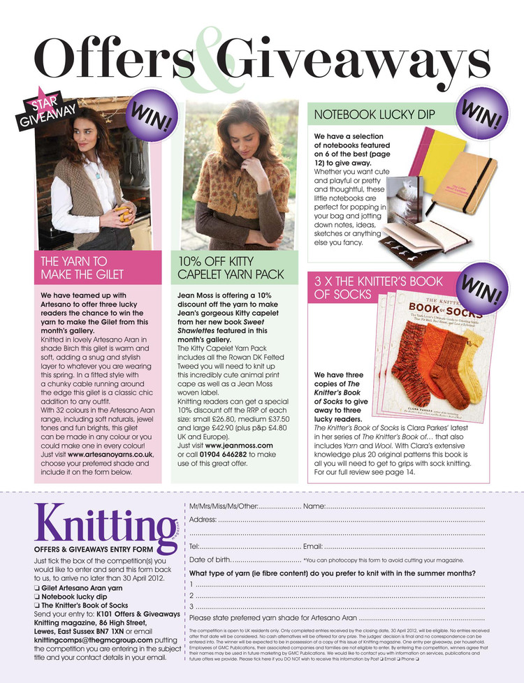 Knitting №102 April 2012 - 輕描淡寫(xiě) - 輕描淡寫(xiě)