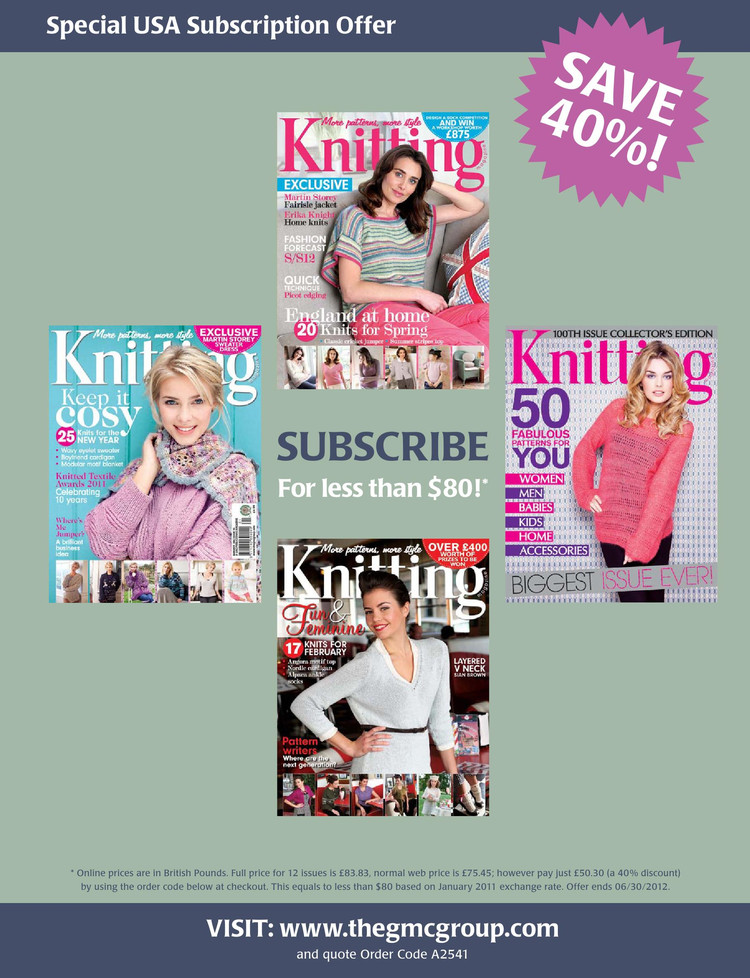Knitting №102 April 2012 - 輕描淡寫(xiě) - 輕描淡寫(xiě)