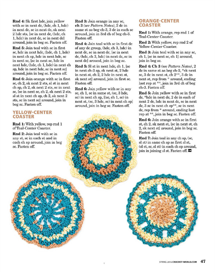 Creative Crochet  Spring 2016 - 輕描淡寫 - 輕描淡寫