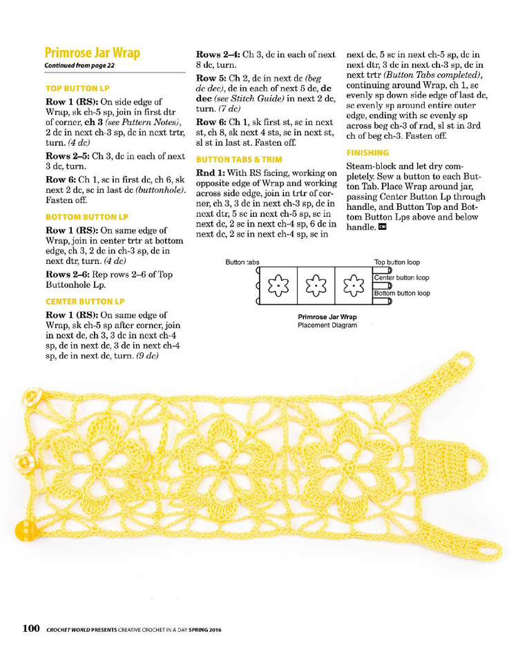 Creative Crochet  Spring 2016 - 輕描淡寫 - 輕描淡寫