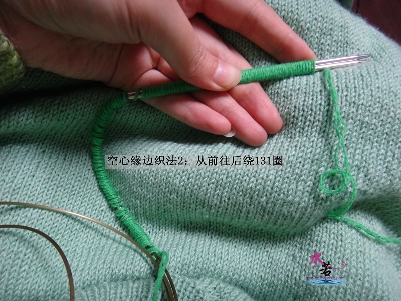 201539  煙花碧（羊絨圓領(lǐng)套頭衫） - 水若 - 滿溪流水香