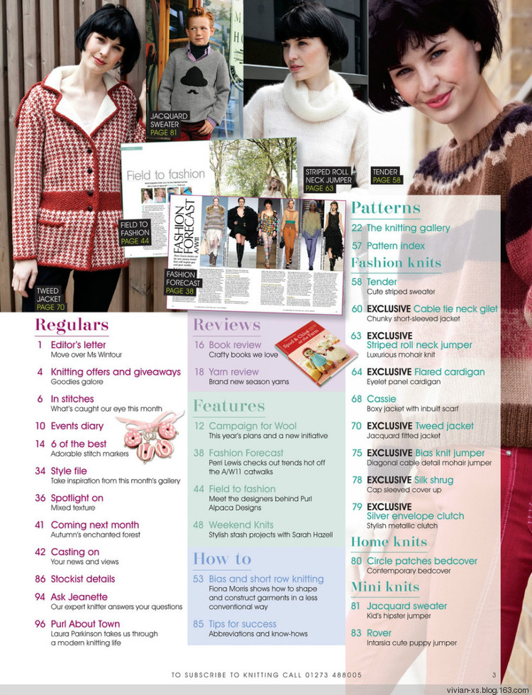 Knitting2011—— Issue 93 - Vivian - Vivian天天向尚