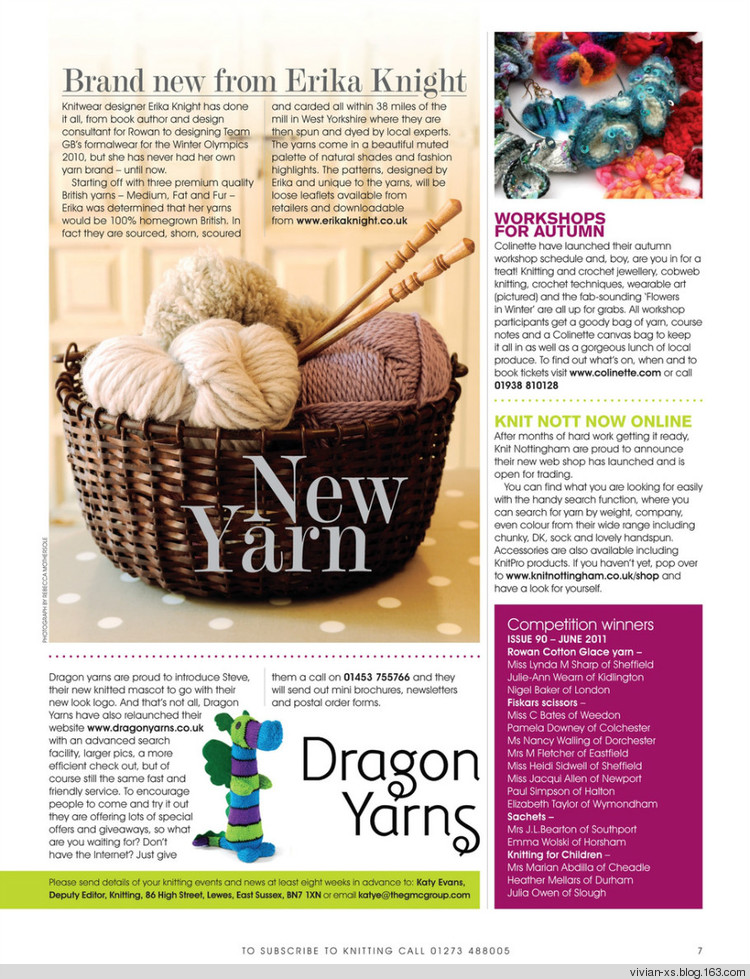Knitting2011—— Issue 93 - Vivian - Vivian天天向尚