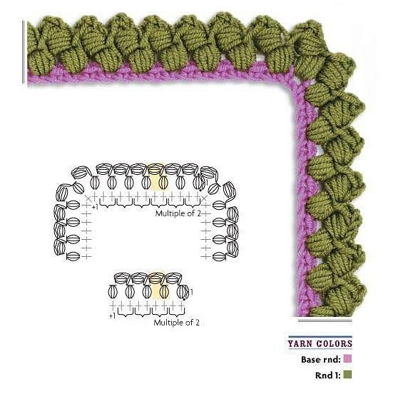 鉤針拐角花邊 - 聽雨 -