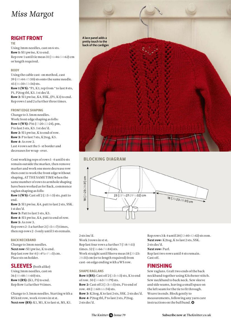 The Knitter Issue 79 2014 - 輕描淡寫 - 輕描淡寫