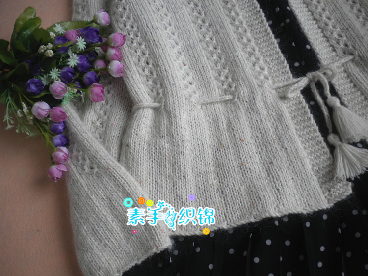 杏花微雨-----簡潔開衫 - 素手織錦 - 素手織錦的博客