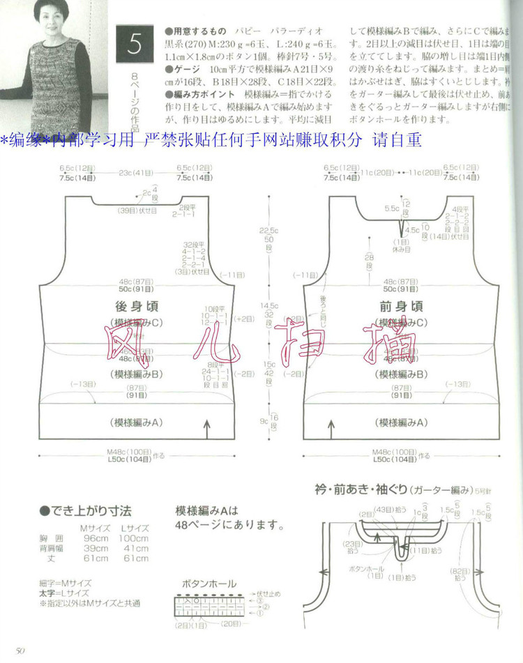 おばあちやんの手あみM●Lサイズ付き2006春夏 - 壹一 - 壹一的博客