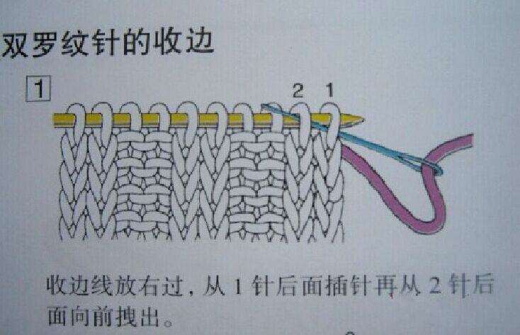 【棒針技巧】雙羅紋起針?lè)椒ㄅc收針?lè)?- 壹一 - 壹一的博客