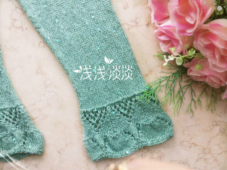 秋熠---亮片花邊女式長(zhǎng)袖 - 淺淺淡淡 - 淺 淺 淡 淡