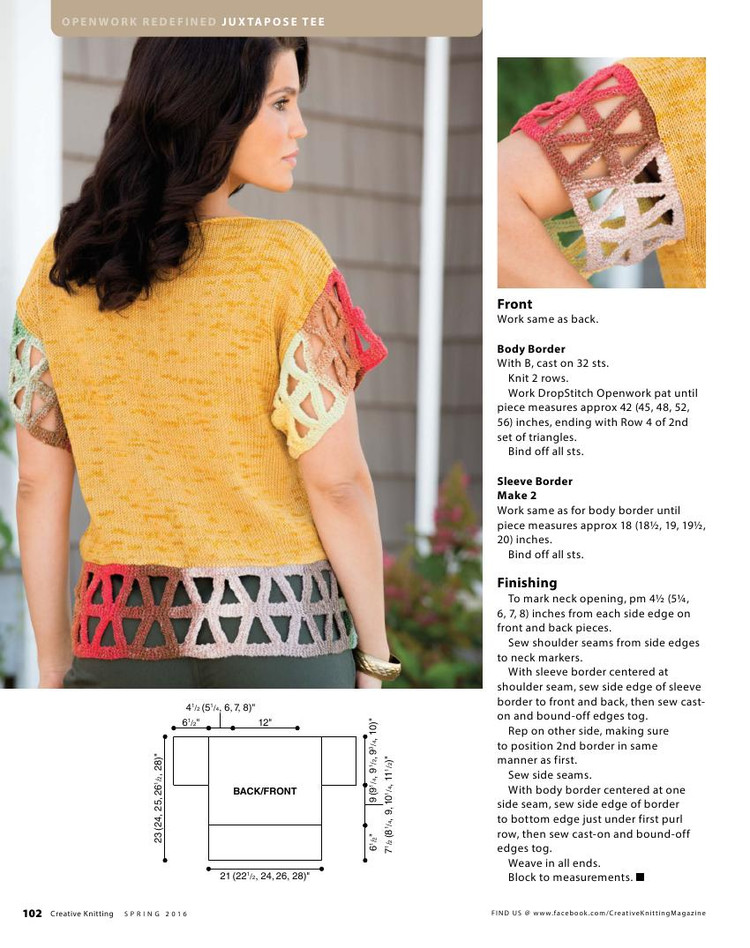 Creative Knitting  Spring 2016 - 輕描淡寫 - 輕描淡寫