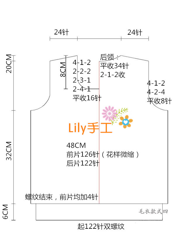 【Lily手工】--初日--兒子的撞色毛衣 - Lily - Lily的手工編織天地
