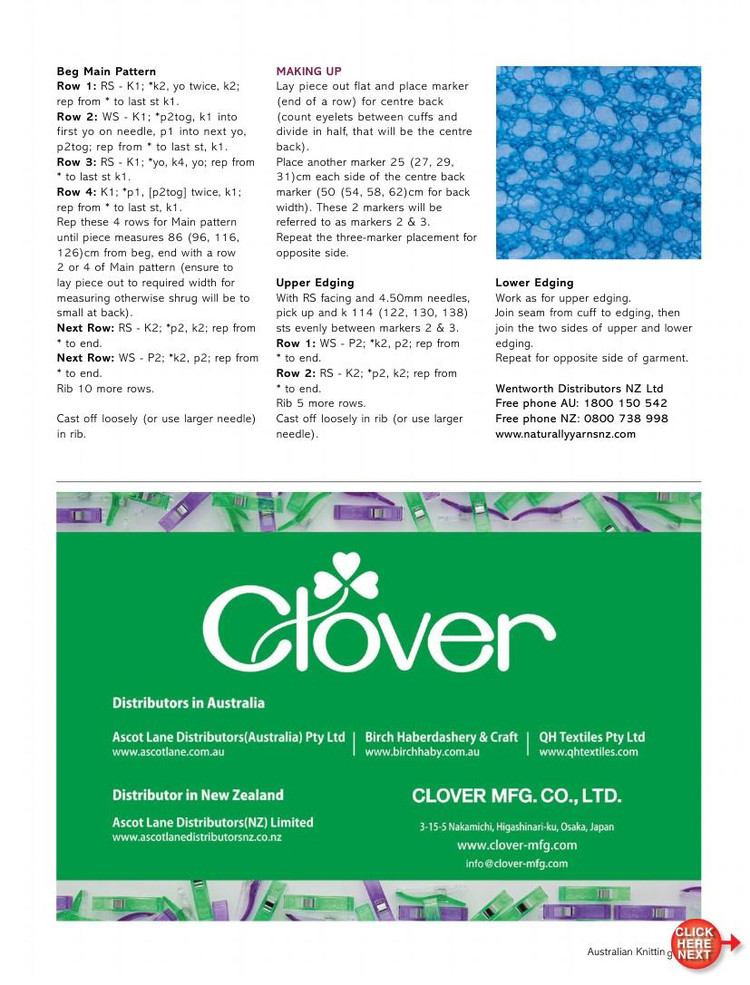 Australian Knitting Volume 7 No 3 2015 - 輕描淡寫 - 輕描淡寫