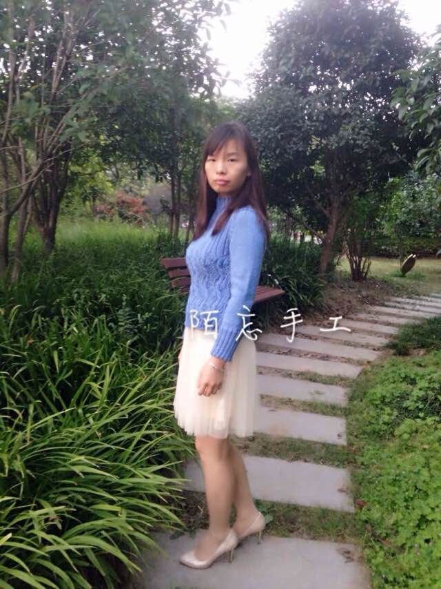 天凈沙  秋思------菲利斯絨優(yōu)雅套頭衫 - 陌陌 - 陌忘手工博客